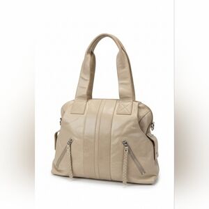 Latico Moss beige Tote with Zipper Details